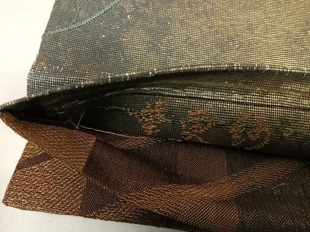 平和屋着物◎六通柄袋帯 華更紗 金糸 正絹 逸品 AABE7170yx