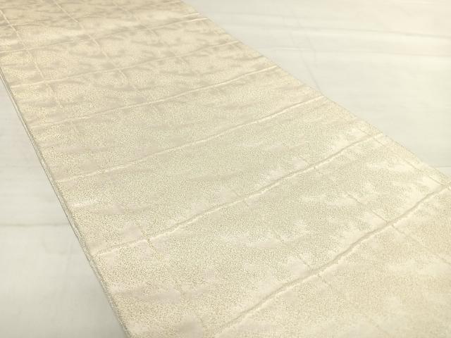 平和屋着物◎両面 全通柄袋帯 石畳文 金糸 正絹 逸品 AABE7236yx