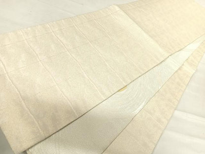 平和屋着物◎両面 全通柄袋帯 石畳文 金糸 正絹 逸品 AABE7236yx