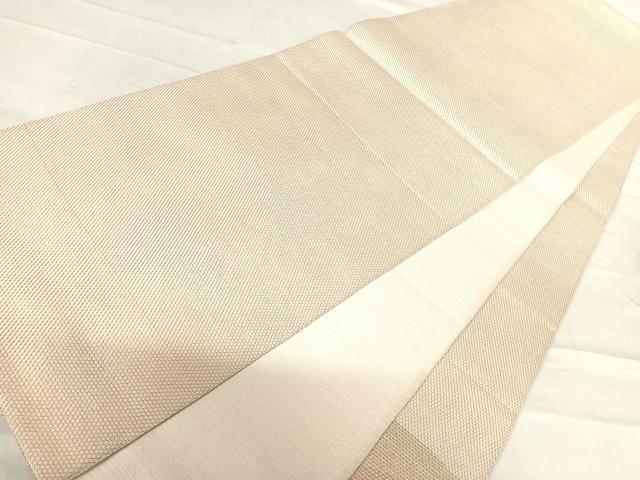 平和屋着物◎太鼓柄袋帯 抽象文様 銀糸 正絹 逸品 AABE7290yx