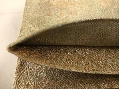 平和屋着物◎六通柄袋帯　唐織　鳳凰華紋　金糸　正絹　逸品　AABE7313yx