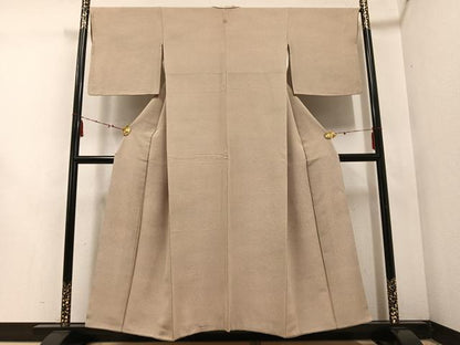 平和屋着物●上質な小紋　霞文　暈し染め　正絹　逸品　AABE7336ph