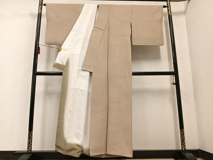 平和屋着物●上質な小紋　霞文　暈し染め　正絹　逸品　AABE7336ph