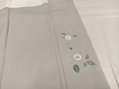 平和屋着物●訪問着　辻が花　絞り　雪輪花文　金銀彩　正絹　逸品　AABE7346ph
