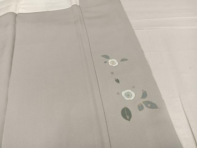 平和屋着物●訪問着　辻が花　絞り　雪輪花文　金銀彩　正絹　逸品　AABE7346ph