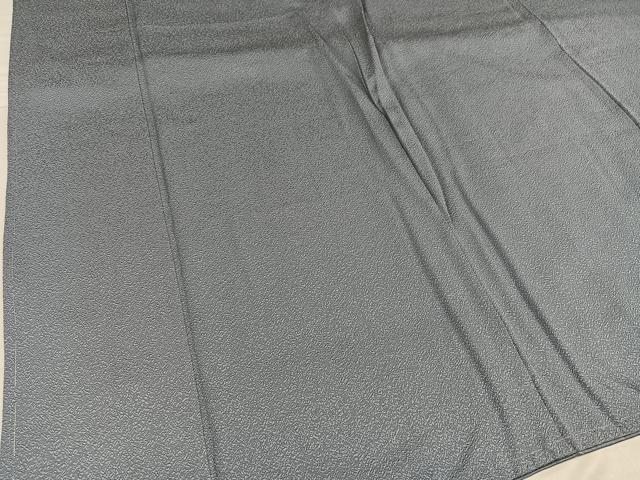 平和屋着物○上質な色無地 桔梗鼠色 正絹 逸品 未使用 AABE7364ph