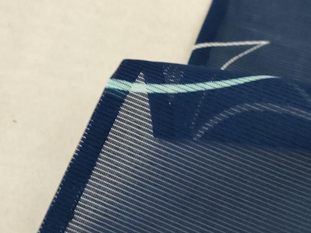 平和屋着物＊夏物　小紋　絽　流水文　洗える着物　AABE7404jd 平和屋着物＊夏物 小紋 絽 流水文 洗える着物 AABE7404jd