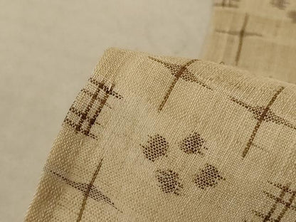 平和屋着物＊夏物 沖縄県無形文化財指定 本場八重山上布 絣文 麻 逸品 AABE7407jd