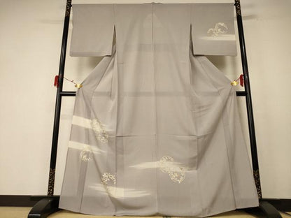 平和屋着物＊夏物 訪問着 絽 草花丸文 暈し染め 金彩 正絹 逸品 AABE7409jd