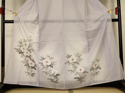 平和屋着物＊夏物 訪問着 絽 草花文 暈し染め 洗える着物 AABE7419jd