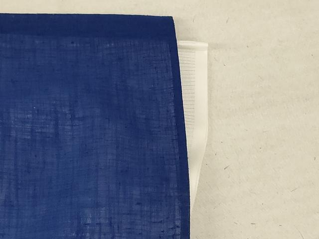 平和屋着物＊夏物 色無地 紗 深縹色 洗える着物 AABE7424jd
