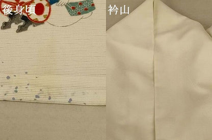 平和屋着物＊夏物　訪問着　絽　唐子　金彩　正絹　逸品　AABE7431jd