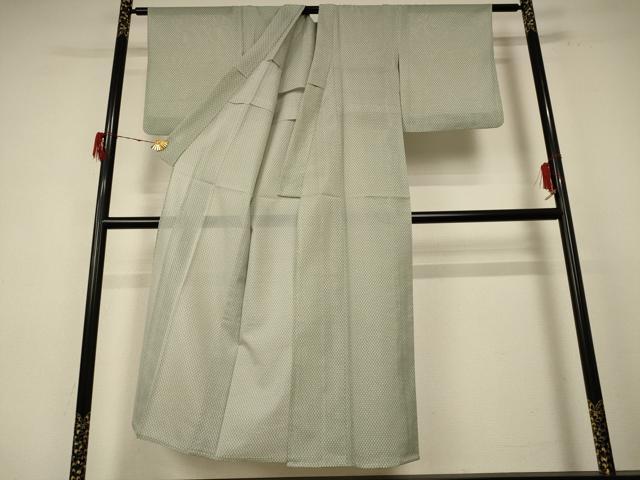 平和屋着物＊夏物 小紋 絽 花づくし 洗える着物 AABE7435jd