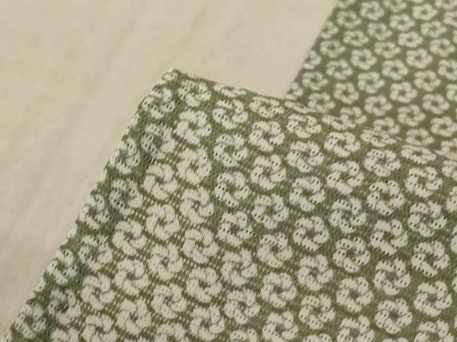 平和屋着物＊夏物 小紋 絽 花づくし 洗える着物 AABE7435jd