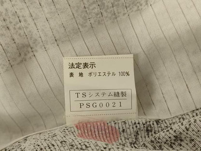 平和屋着物＊夏物 小紋 絽 舞花文 洗える着物 AABE7443jd