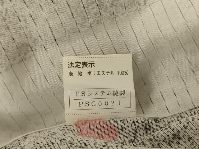 平和屋着物＊夏物 小紋 絽 舞花文 洗える着物 AABE7443jd