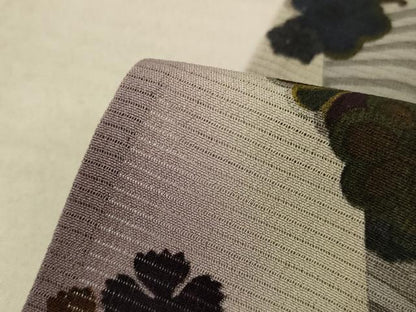 平和屋着物＊夏物 前田仁仙 仁仙更紗 訪問着 絽縮緬 雪輪花鳥文 暈し染め さが美扱い 正絹 逸品 AABE7447jd