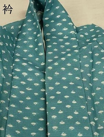 平和屋着物＊夏物 小紋 絽 扇子文 洗える着物 AABE7448jd