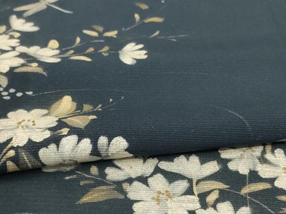 平和屋着物＊夏物 訪問着 絽 手描き 草花文 金彩 正絹 逸品 AABE7460jd