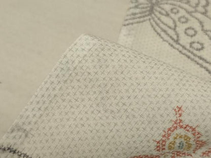 平和屋着物＊夏物　小紋　紗　舞蝶文　洗える着物　AABE7466jd