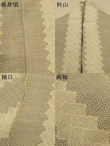 平和屋着物＊夏物 本場大島紬 夏大島 100亀甲 変わり縞 正絹 逸品 AABE7472jd