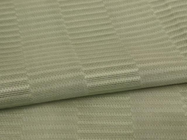 平和屋着物＊夏物 小紋 紗 縞 正絹 逸品 AABE7487jd