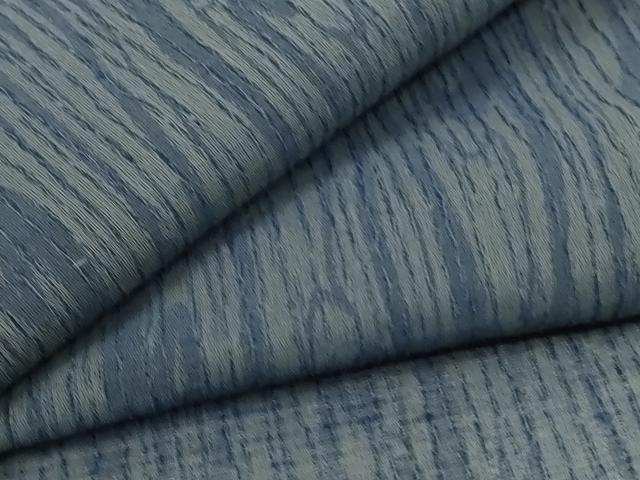 平和屋着物＊夏物 お召 紗 杢目文 正絹 逸品 AABE7495jd