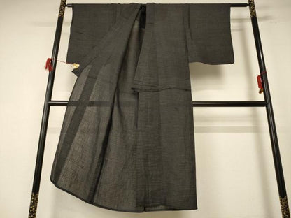平和屋着物＊夏物 男性 上布 絣柄 麻 逸品 AABE7498jd