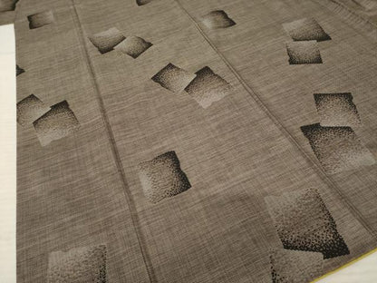 平和屋着物●本場大島紬　カタス9マルキ　色紙重ね文　正絹　逸品　AABE7548ck
