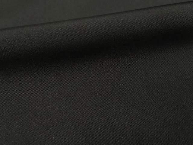 平和屋着物●男性　黒紋付　正絹　逸品　AABE7576ck
