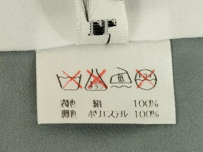 平和屋着物●江戸小紋　鮫小紋柄　ロング丈　正絹　逸品　未使用　AABE7577ck