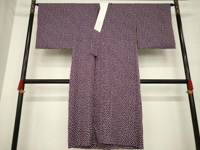 平和屋着物●長襦袢　無双仕立て　舞扇文　正絹　逸品　AABE7586ck
