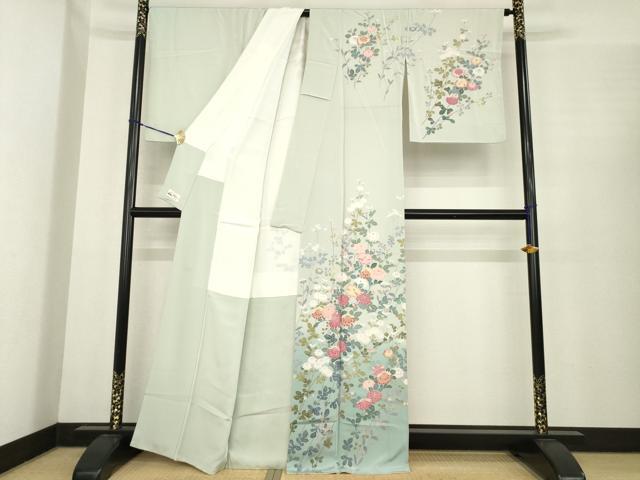 平和屋着物○高級染元 粋峰 林芳夫 京加賀友禅 訪問着