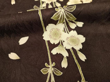 平和屋着物●尾上菊之助　振袖　駒刺繍　雪輪花文　暈し染め　金彩　ロング丈　正絹　逸品　AABE7741ck
