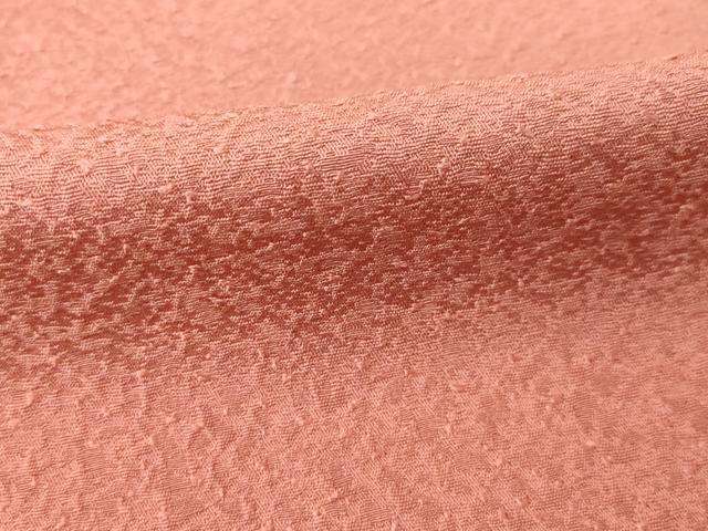 平和屋着物○本草木染作家 瑞鳳 色無地 蘇芳香色 正絹 逸品 AABE7760ck