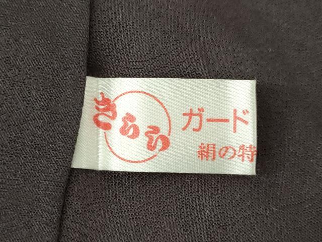 平和屋着物●訪問着　作家物　辻が花　絞り　舞花文　暈し染め　金通し地　正絹　逸品　AABE7764ck