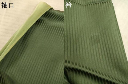 平和屋着物●訪問着　花鳥唐草文　暈し染め　金銀彩　正絹　逸品　AABE7768ck