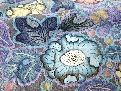 平和屋着物●訪問着　辻が花　舞花文　暈し染め　金彩　正絹　逸品　AABE7780ck