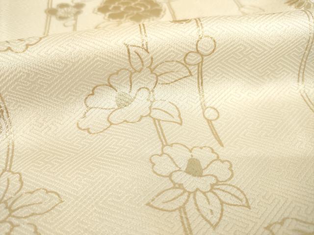 平和屋着物●訪問着　絞り　刺繍　花丸文　金彩　正絹　逸品　AABE7792ck