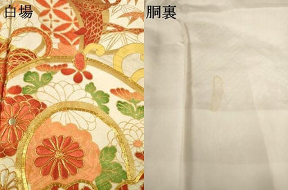 平和屋着物●豪華振袖　総絞り　駒刺繍　花鼓文　正絹　逸品　AABE7795ck