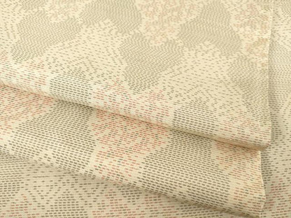 平和屋着物●本場大島紬　白大島　毘沙門亀甲　正絹　逸品　AABE7800ck