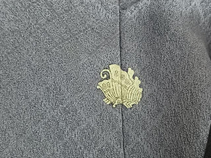 平和屋着物▽訪問着 単衣 手描き 草花文 正絹 逸品 AABE8057jh