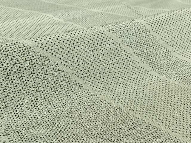 平和屋着物▽上質な紬　単衣　100亀甲　変わり斜縞　三越扱い　正絹　逸品　AABE8058jh