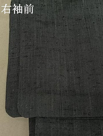 平和屋着物▽男性 紬 単衣 縞 正絹 逸品 AABE8067jh