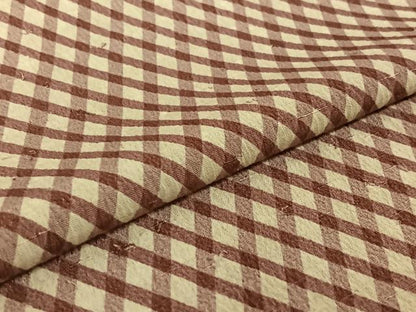 平和屋着物▽上質な紬 単衣 格子 正絹 逸品 AABE8070jh