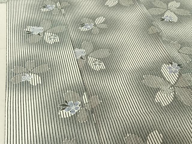 平和屋着物▽小紋 単衣 舞桜文 暈し染め 洗える着物 AABE8080jh