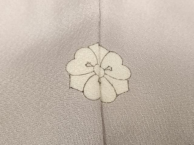 平和屋着物●上質な色無地　素色　正絹　逸品　AABE8091ph
