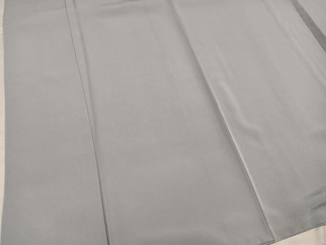 平和屋着物●上質な色無地　白鼠色　高島屋扱い　正絹　逸品　AABE8110ph