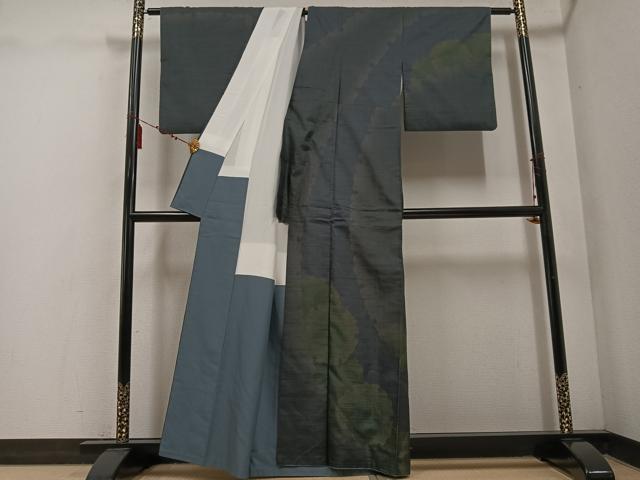 平和屋着物●訪問着 カタス7マルキ 雪輪文 正絹 逸品 AABE8111ph