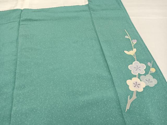 平和屋着物●訪問着　友禅　作家物　枝花文　暈し染め　正絹　逸品　AABE8120ph